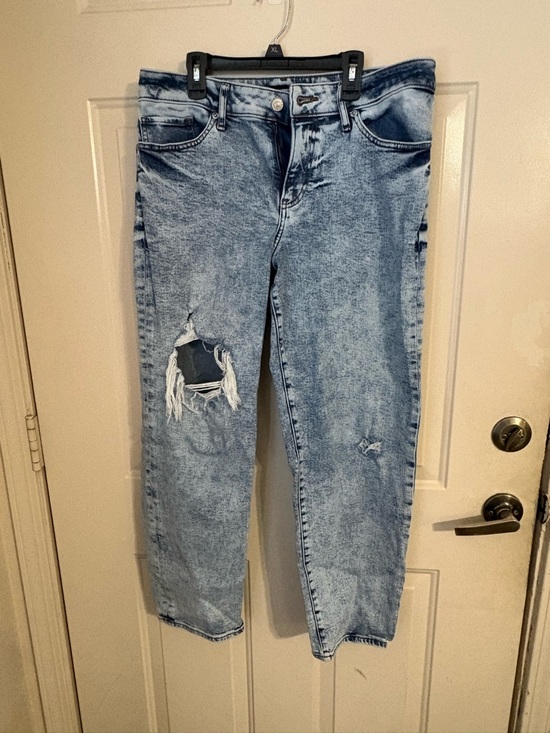 Express Denim - Express Light Blue Distressed Women’s Jeans